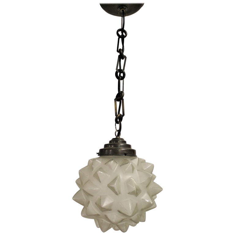 French Art Deco Pendant Light At 1stdibs Art Deco Starburst Pendant Light 1930s