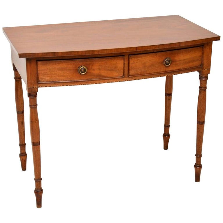 Antique Writing Desk Bureau Chest English Mahogany Quality