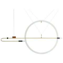 Brass Sculpted Light Suspension, Opus X, Periclis Frementitis