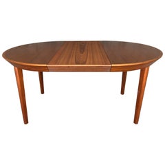Extendable Danish Teak Dining Ole Hald Table, 1960s