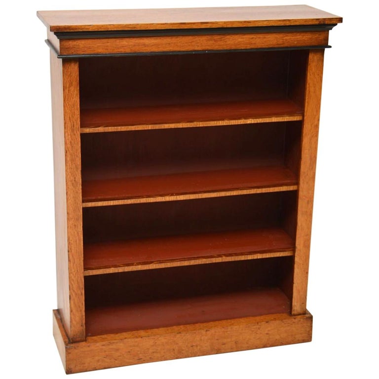 Antique Bookcase, Victorian Bookcase, Carved Oak, Scotland 1880, B452