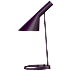 Arne Jacobsen AJ Table Lamp in Aubergine for Louis Poulsen