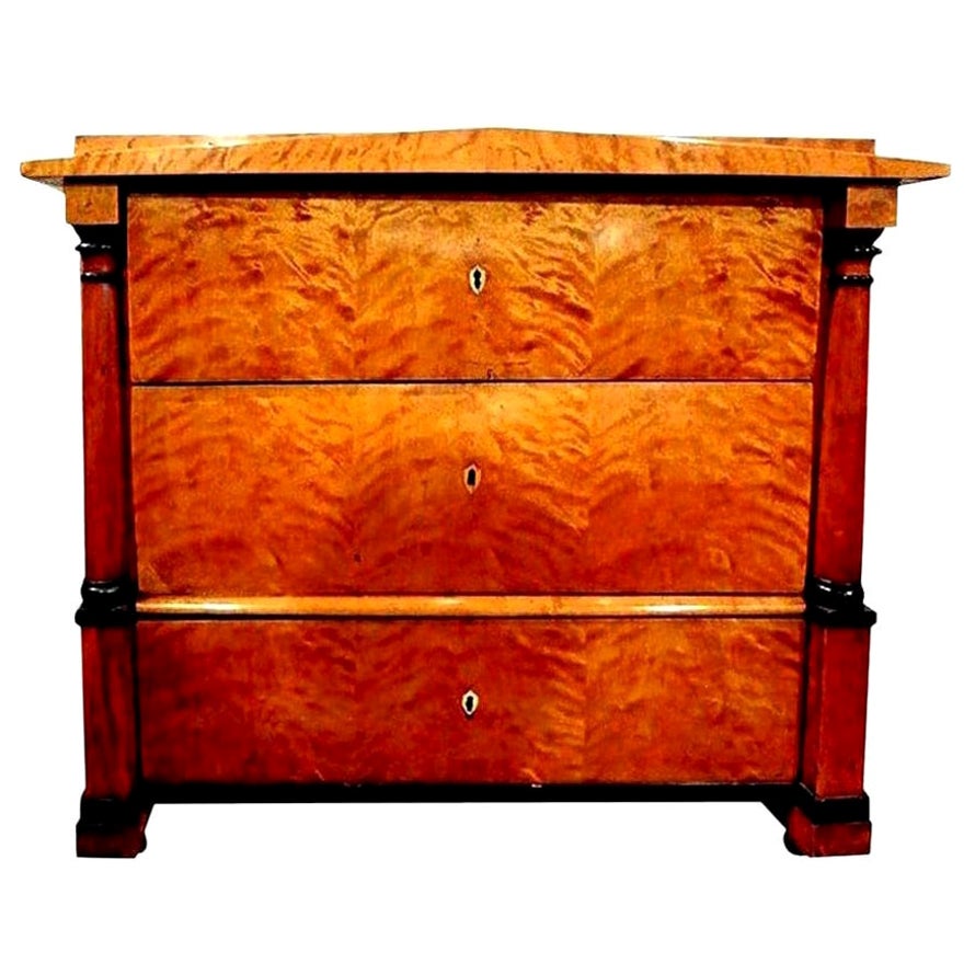 Period Biedermeier Chest of Drawers or Commode