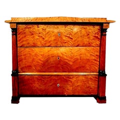 Antique Period Biedermeier Chest of Drawers or Commode