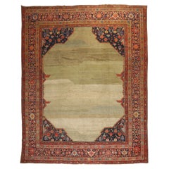 Decorative Antique Persian Mahal Rug