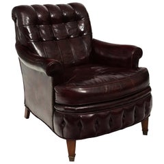 Belgian Leather Sofa Chair Chesterfield Style At 1stdibs Chesterfield Leather Club Chair