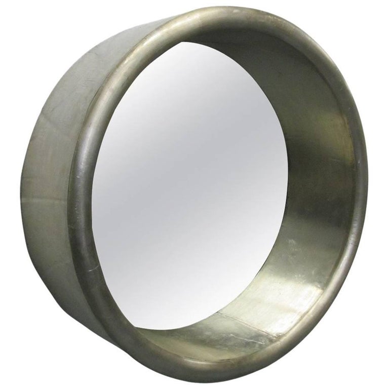 Large Silver Wrap Mirror For Sale at 1stdibs