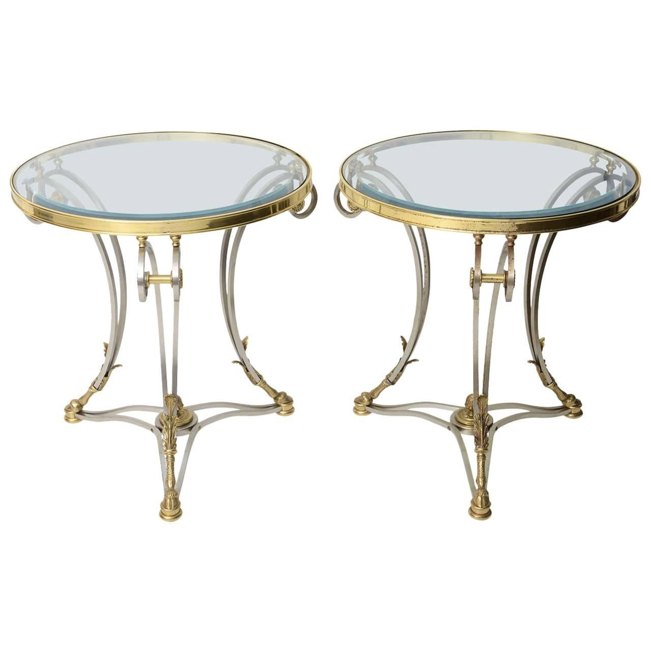 Pair of Maison Jansen Style Neoclassical Tables