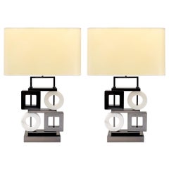 Febe Table Lamp by Attilio Amato for Laudarte Srl of Italy, Pair Available