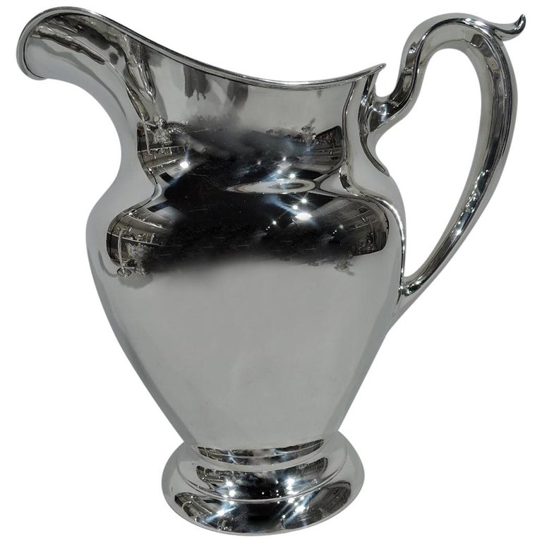 Antique Gorham Classical Sterling Silver Water Pitcher For Sale at 1stdibs