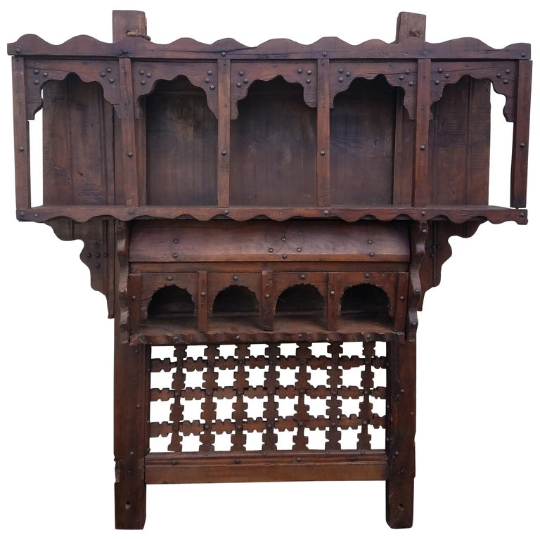 Moroccan Reclaimed Wood Wall Shelf Ben 2 For At 1stdibs Moroccan Reclaimed Wood Wall Shelf Ben 1