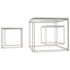 Graphical Isocele Nesting Tables by Max Sauze for Atrow, 1970s