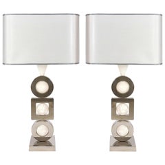 Laudarte Srl Andromeda Table Lamp by Attilio Amato, pair available