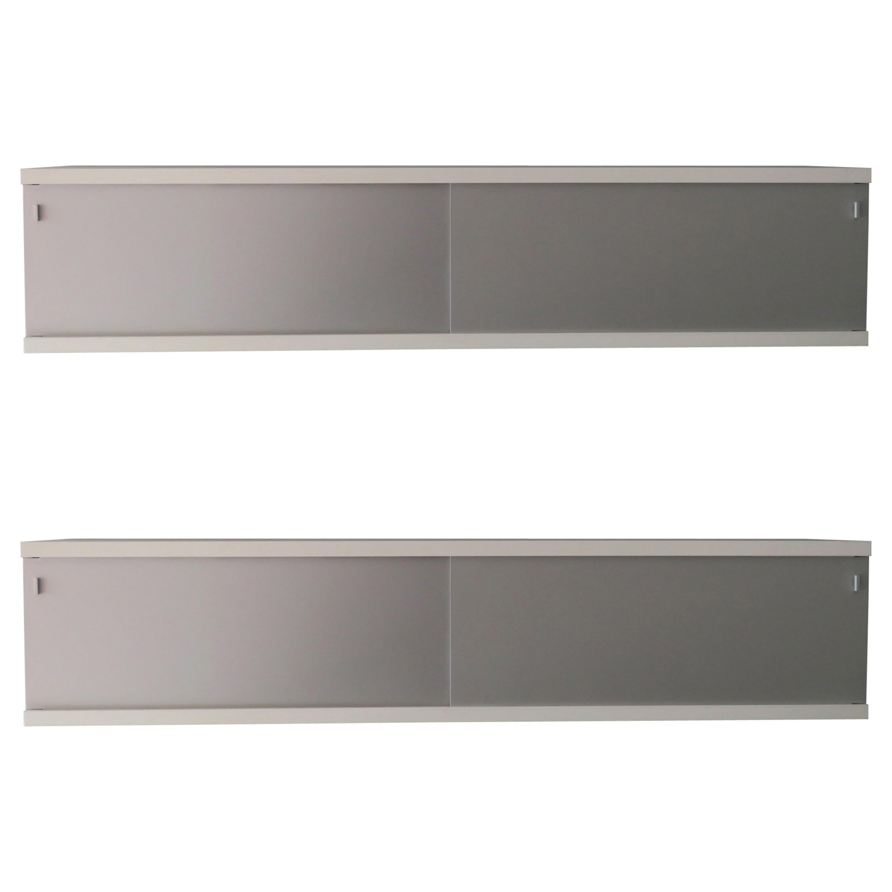 Pair of Minimalist Floating Sideboards or Credenzas by Horst Bruning for Behr For Sale