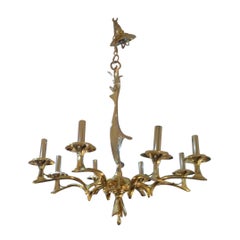 Felix Agostini Gold-Plated Chandelier