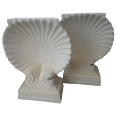Pair of Clam Shell Console Bases