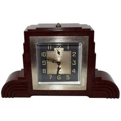 Art Deco Bakelite Odeon Clock by Blangy