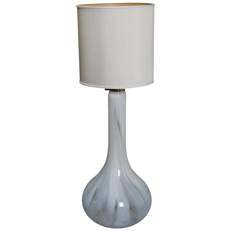 Murano Handblown Glass And Brass Floor Lamp Italy For At 1stdibs Murano Handblown Glass And Brass Floor Lamp Italy For