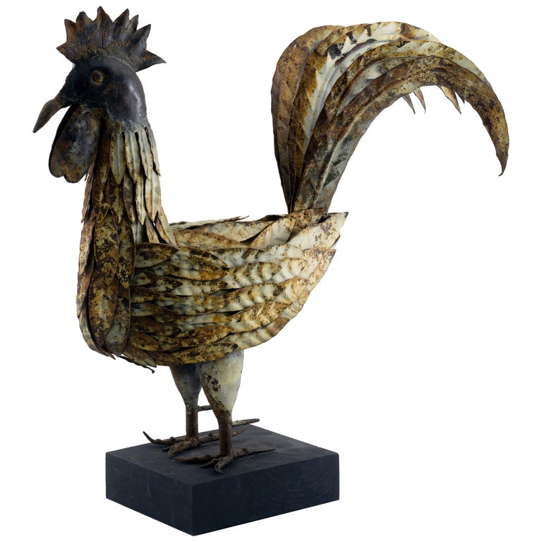 Decorative Metal Rooster For At 1stdibs Decorative Metal Rooster For