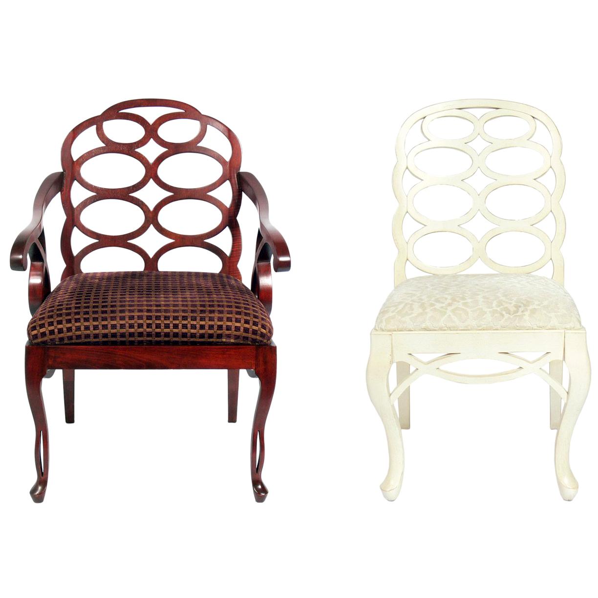 Selection of Frances Elkins Loop Chairs