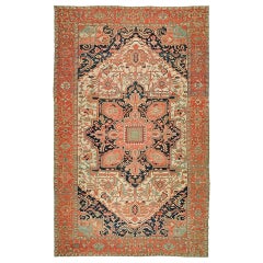 Antique Persian Heriz Serapi Rug