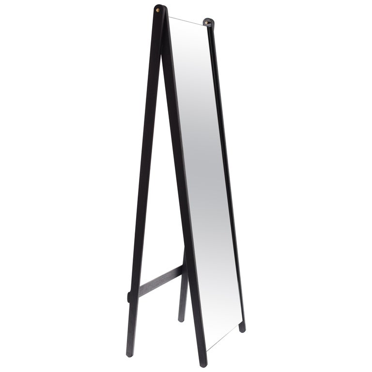 Libertine Full Length Mirror in Ebonized Oak For Sale at 1stDibs