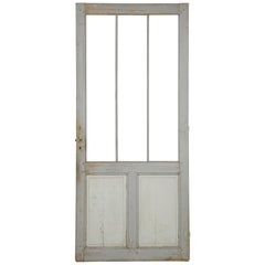Antique Painted French Door