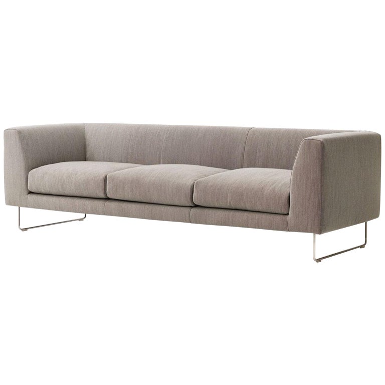 Elan Three Seat Sofa In Fabric Or Leather By Jasper Morrison For Elan Three Seat Sofa In Fabric Or Leather By Jasper Morrison For Cellini
