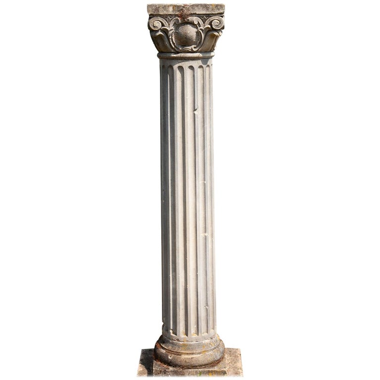 Early 19th Century Scagliola Column For Sale at 1stdibs