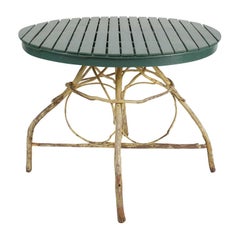 Antique Twig and Open Slated Round Table