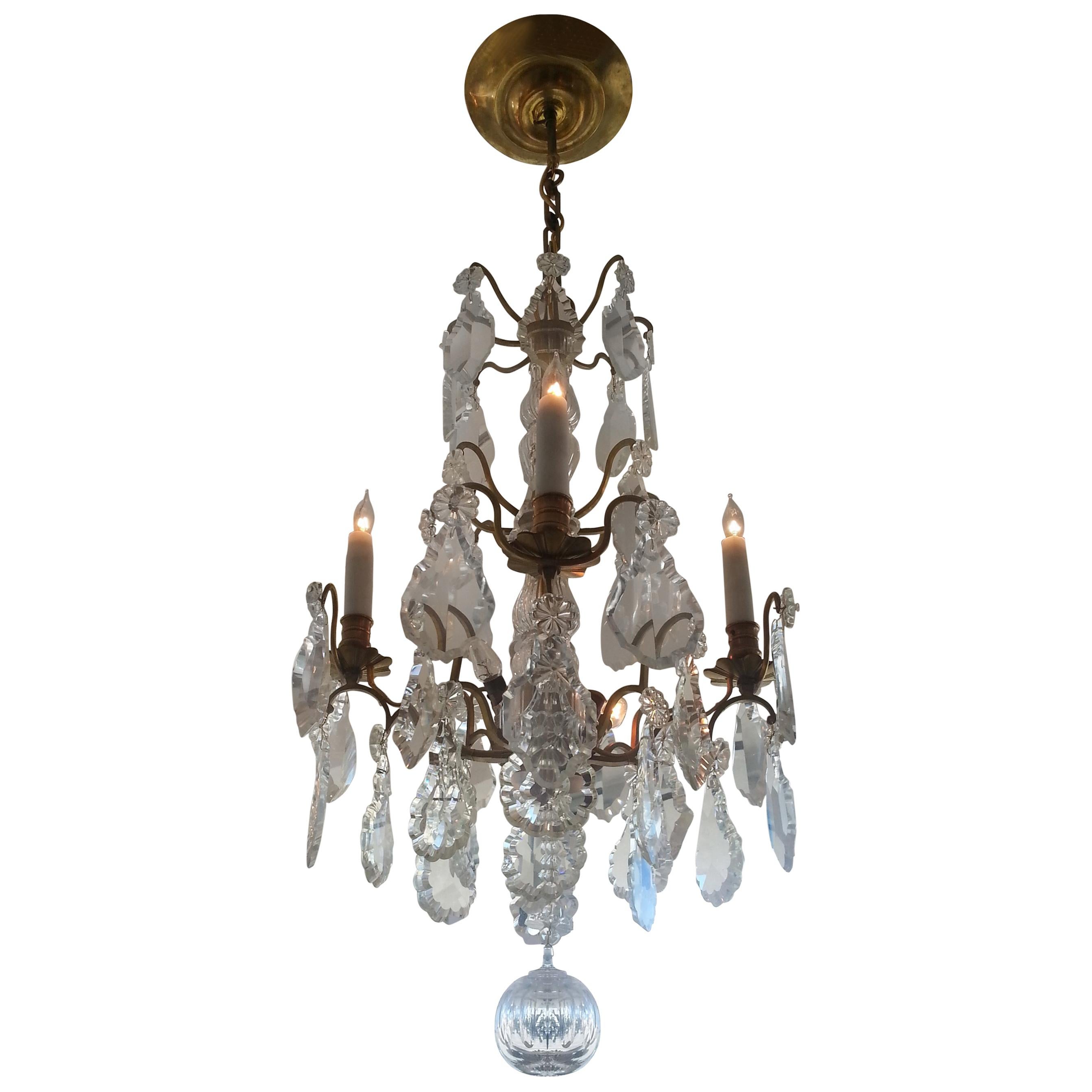Louis XV Crystal Chandelier For Sale