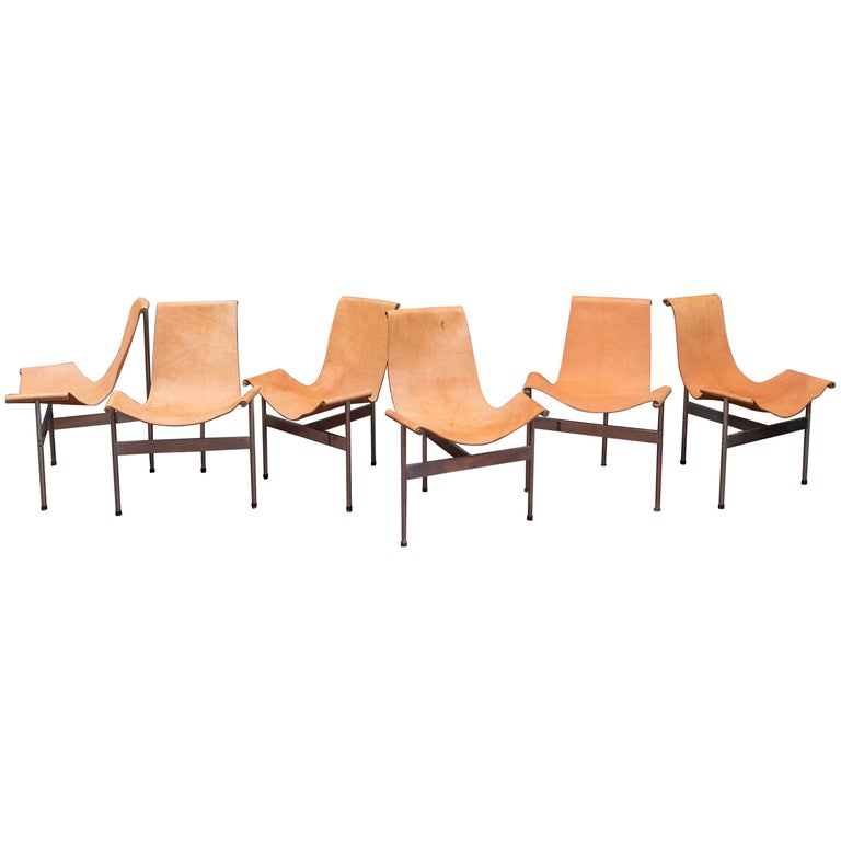 Katavalos  for Laverne International T-chairs, model 3LC, 1970s, offered by DeAngelis