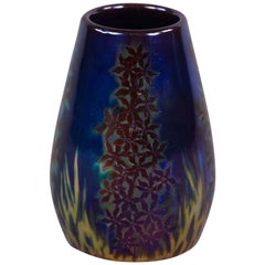 Hungarian Porcelain Eosin Glazed Small Vase, Zsolnay, circa 1900