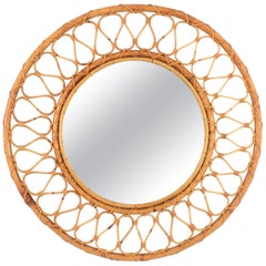 Bamboo Sunburst Mirrors