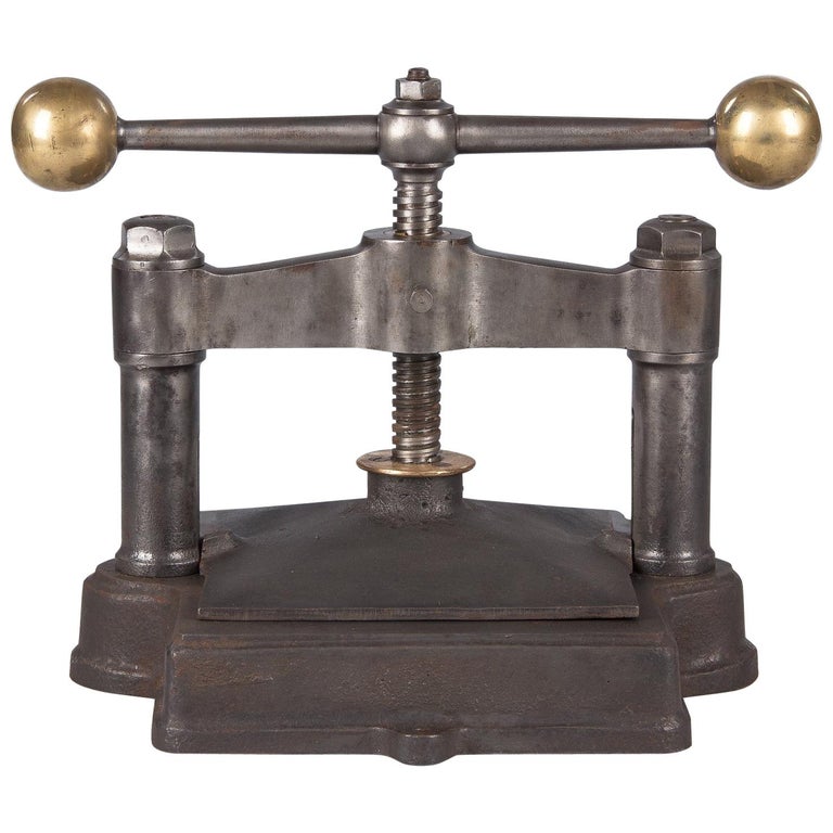 French Cast Iron Book Press, Early 1900s at 1stDibs 1900s iron, book