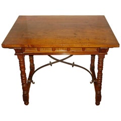 Antique Walnut Wood Table