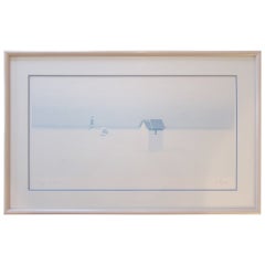 Suite di tre stampe francesi da spiaggia C. Giordani.