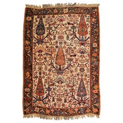 Ancient Unique Specimen of Oriental Nomad Carpet