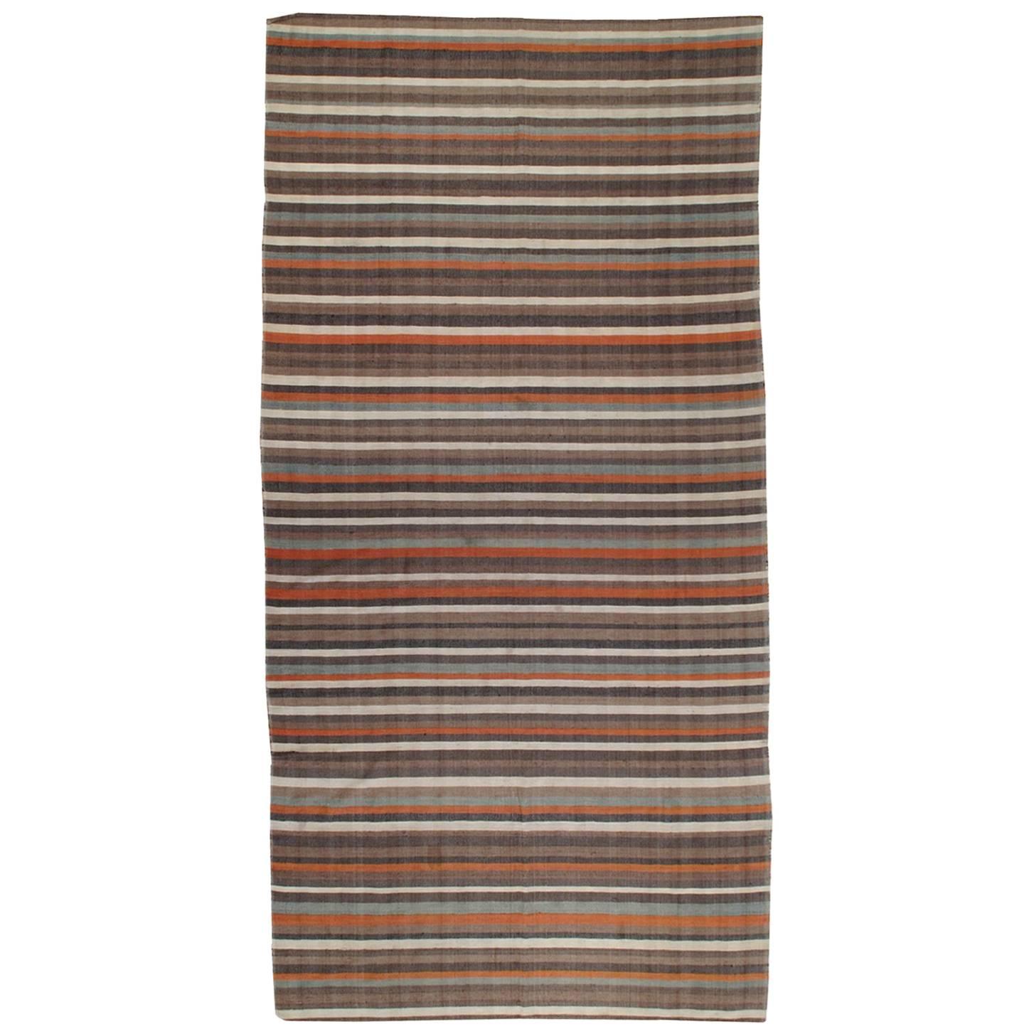 Striped Cover Rug For Sale