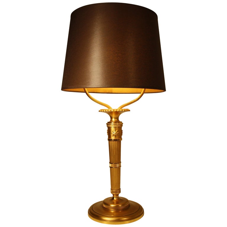 John Vassos For Wirecraft Nickel Plate Table Lamp With Woven Wire Andre Arbus Gilded Bronze Table Lamp 1930s