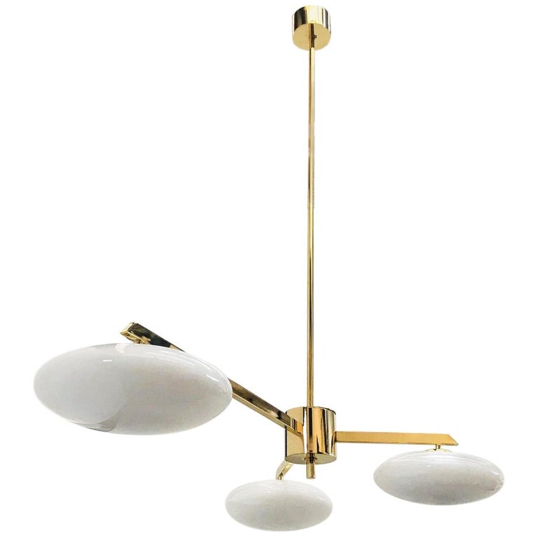 Trio Large Pierced Brass Asian Ceiling Light Pendants at 1stdibs