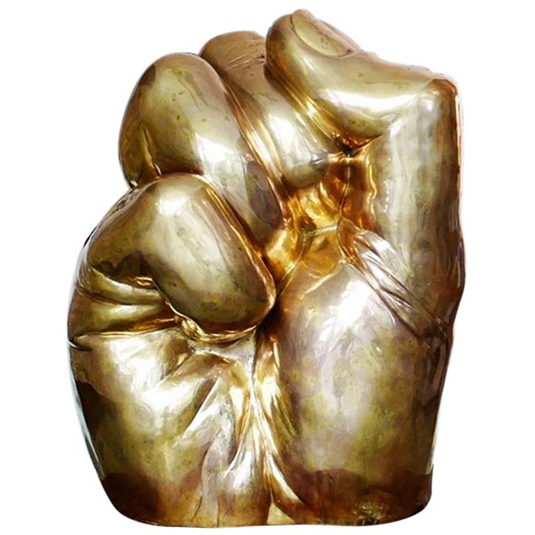 Golden Fist, by Artist Prajak Supantee For Sale