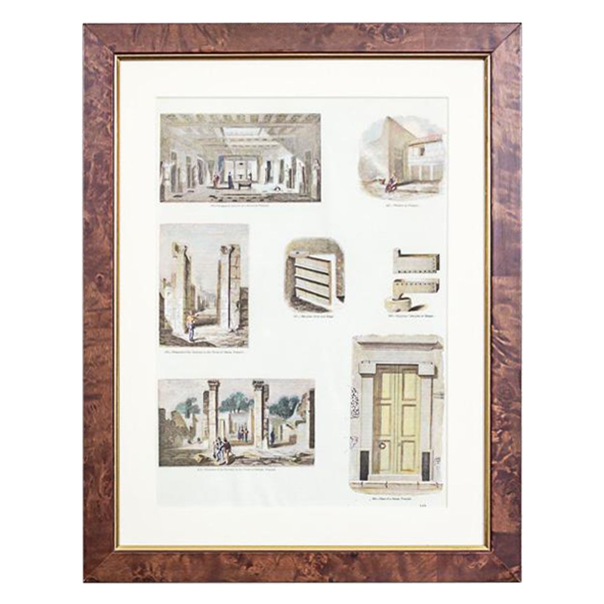 20th-Century Graphic / Antique, Architecture For Sale