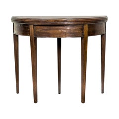 English Fold-Out Card Table, circa 1870