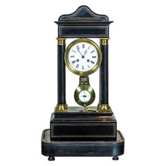 19th Century French Mantel Clock, Signed H. Lefoye