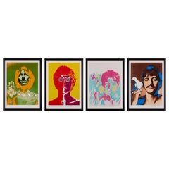 'The Beatles' Complete Set of Five Promotional Posters by Richard Avedon, 1967