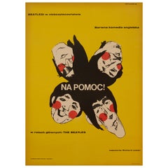 Beatles 'Help!' Polish Film Poster, 1967