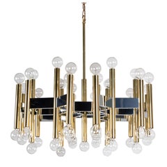 Amazing 49-Socket Gaetano Sciolari Chandelier, circa 1960s