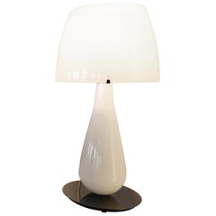 Venini Alfiere Table Lamp in Milk White