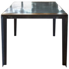 zinc dining table danish dining contemporary patinated zinc dining table industrial steel legs top tables 44 for sale on 1stdibs zinc dining table danish dining contemporary patinated zinc dining table industrial steel legs top tables 44 for sale on 1stdibs